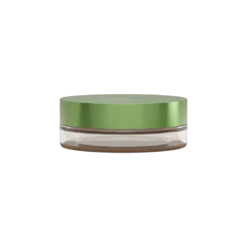 1.7oz / 51ml AS Plastic Straight Sided Loose Powder Sifter Jar