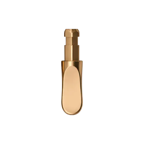 5mm Stem Straight Scoop Zamac Cosmetic Applicator for Lip Gloss & Concealer