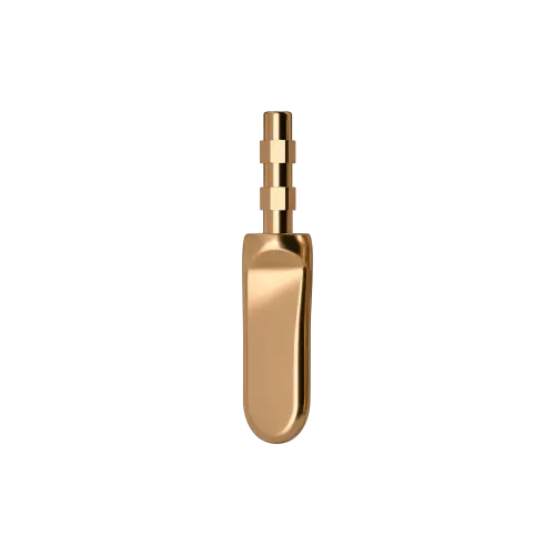 2mm Stem Paddle Zamac Cosmetic Applicator for Lip Gloss & Concealer