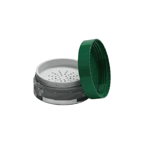 2oz / 62ml AS Straight Sided Loose Powder Sifter Jar