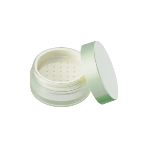 1.4oz / 42.5ml AS Plastic Straight Sided Loose Powder Sifter Jar