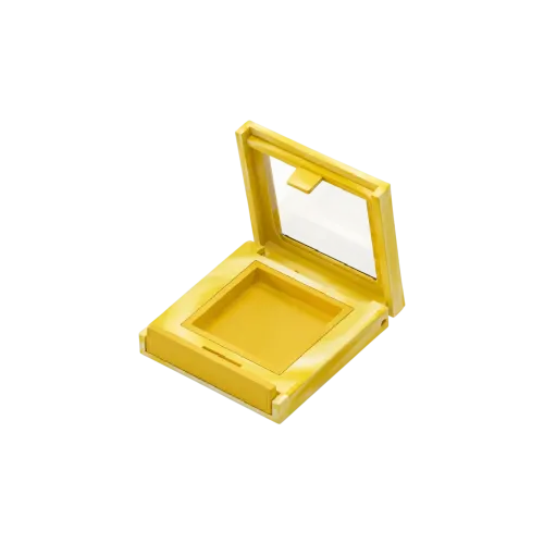 1.5g Single-Pan Square ABS & AS Eyeshadow Compact with Window