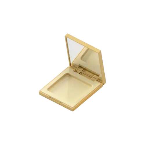 7.8g Single-Pan Square Dual-Tone ABS Compact with Mirror