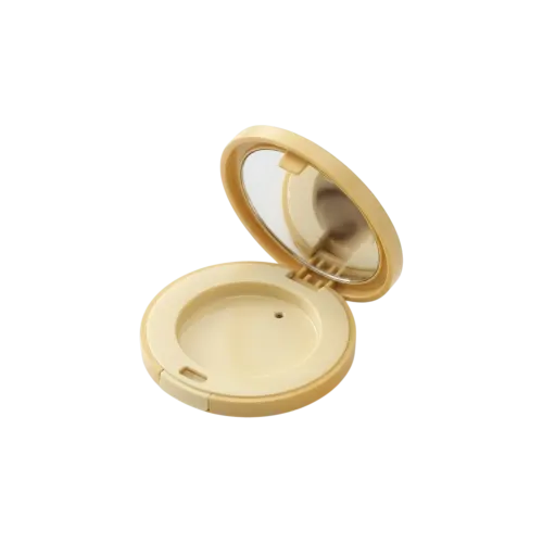 3.64g Single-Pan Round Dual-Tone ABS Compact with Mirror