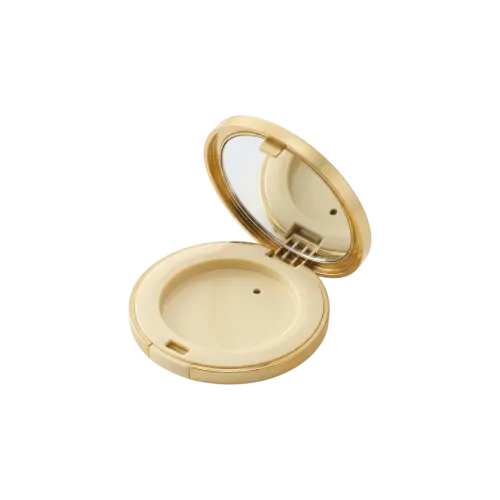 4.64g Single-Pan Round Dual-Tone ABS Compact with Mirror