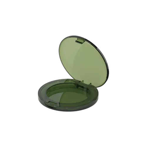 11.7g Thick-Wall Single-Pan Round Fully-Transparent ABS & AS Compact