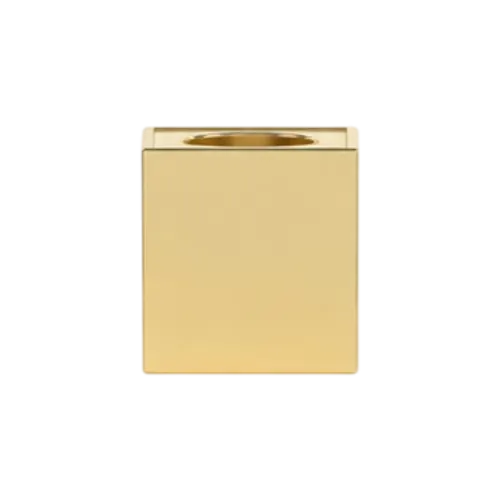 Cubic Square Zamac Perfume Bottle Cap & Overcap for Pumps & Sprayers