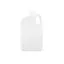 Multi-Mold Plastics 101.4oz /3.0L 38-400 Square HDPE Jug with Handle