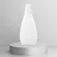 Multi-Mold Plastics 6.8oz /200ml 24-400 HDPE Teardrop Nail Polish Remover Bottle