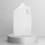 Multi-Mold Plastics 101.4oz / 3L 38-400 Square HDPE Jug with Handle