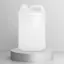 Multi-Mold Plastics 405.8oz /12L 63-400 HDPE F-Style Jug with Recessed Label Panel