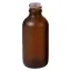 Idealpak 2.0oz /60ml Amber Glass Round Dropper Bottle with 20mm Neck