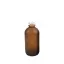 Idealpak 16.2oz /480ml Amber Glass Round Bottle with 28mm Neck