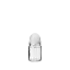 The image displays the Calaso 2.5oz Glass Bottle. It is a small, clear glass bottle with a cylindrical shape and a smooth, polished surface. The bottle has a narrow neck with a screw-threaded finish designed for a secure cap or dropper attachment. The clarity of the glass allows the contents inside to be easily visible, and the overall design is sleek and minimalist. 