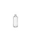 The image shows the Calaso 3.4oz Glass Dropper Bottle. It is a clear, cylindrical bottle made of glass with a smooth surface. The bottle features a black dropper cap with a rubber top for easy dispensing of liquids. The dropper itself is inserted into the neck of the bottle and has a slender, cylindrical shape. The overall design is sleek and functional, suitable for storing and dispensing various liquid products.