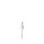 The image features the Calaso PP Dropper DIN18. The dropper consists of a clear, cylindrical glass bottle with a black screw cap dropper top. The dropper cap includes a white rubber bulb and a glass pipette extending down into the bottle. The overall design is sleek and straightforward, highlighting the functionality of the dropper mechanism.