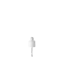 The image features the Calaso PP Dropper DIN18. It is a clear dropper bottle with a white cap and an integrated pipette. The bottle has a smooth, cylindrical shape and is made of transparent material, allowing the contents to be visible. The white dropper cap fits securely on top and includes a rubber bulb for easy dispensing of liquids. The overall design is sleek and functional, suitable for dispensing small amounts of liquid products.