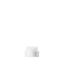 The image shows the Calaso 0.2oz Glass Jar. The jar is cylindrical with a smooth, clear glass body that allows full visibility of its contents. It features a wide mouth opening for easy filling and dispensing, and it is topped with a flat, screw-on lid. The overall design is sleek and minimalist, making it suitable for various uses such as holding cosmetics, small quantities of creams, or other similar products.