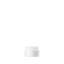 The image shows the Calaso 0.5oz Glass Jar. It is a small, clear glass container with a cylindrical shape and a wide, round opening. The jar is shown without a lid, highlighting its smooth and transparent surface, which allows the contents to be easily visible. The simple and elegant design of the jar makes it suitable for storing various small items, such as cosmetics or samples.