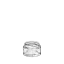 The image displays the Calaso 2.0oz Glass Jar. It is a small, clear glass container with a cylindrical shape. The jar has a smooth, transparent surface and a wide mouth, suitable for easy filling and dispensing of its contents. The design is minimalist and elegant, making it versatile for various uses.