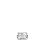 The image features the Calaso 1.0oz Glass Jar HM14010-100. The jar is clear and cylindrical with a smooth, seamless surface. It has a wide, round opening at the top, making it suitable for storing creams, balms, or other small quantities of products. The glass appears thick and sturdy, providing a high-quality look and feel. The jar does not have any labels or markings, showcasing its clean and minimalist design.