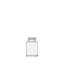 The image displays the Glasmeister Calaso 3.4oz Glass Jar. The jar is clear, allowing the contents to be visible from the outside. It has a cylindrical shape with a smooth, even surface and a wide mouth opening, ideal for easy filling and dispensing. The base is flat, ensuring stability when placed on surfaces. The overall design is simple yet elegant, making it suitable for various uses.