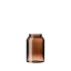 The image shows the Calaso 6.4oz Glass Jar. The jar has a clear, cylindrical body with smooth, straight sides and a wide opening at the top. The base of the jar is flat, and the glass appears thick and durable. There is no lid visible in the image. The jar is empty and showcased against a plain, white background. 