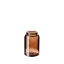 The image shows a clear, empty glass jar with a smooth, cylindrical shape and a wide opening. The product name is "Calaso 6.4oz Glass Jar HD14099." The jar has a simple, minimalist design with no visible labels or markings, and it is displayed against a plain, white background.