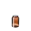 The image shows the Calaso 6.4oz Glass Jar. It is a clear, cylindrical glass jar with smooth, rounded edges and a wide opening at the top. The jar is empty and has a sleek, minimalist design, making it suitable for storing various products. The transparency of the glass allows the contents to be easily visible. The jar is placed against a plain, light-colored background, highlighting its shape and features.