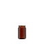 The image shows a clear glass container called the Calaso 3.4oz Glass Jar. It has a cylindrical shape with a smooth, transparent surface. The jar features a wide mouth opening and a flat base, making it suitable for various storage purposes. The simplicity and clarity of the jar highlight its versatility and functionality.