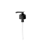 The image shows the Calaso PP Pump 28/410 FPB18A3C007. It is a white plastic pump dispenser with a ribbed collar and a long dip tube. The pump head is smoothly contoured and designed for easy pressing. This type of pump is typically used for dispensing various liquid products such as lotions, soaps, or creams from a bottle.