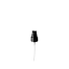The image shows the Calaso PP Sprayer 20/410. This product is a plastic spray nozzle designed for bottles, featuring a white, ribbed cap and a long transparent dip tube. The spray head has a flat, rectangular shape with a small nozzle hole for dispensing liquids. The overall design is sleek and functional, suitable for various liquid products.