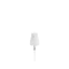 The image features the Calaso PP Sprayer 18/400 FPB05A3B001-001. It is a white plastic sprayer with a ribbed neck and a smooth, rounded actuator for dispensing liquids. The sprayer is designed for compatibility with bottles that have an 18/400 neck finish. The nozzle is slightly protruding, and the overall design appears functional and ergonomic.