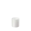 The image displays the "Calaso PP Threaded Closure 34 Special HBB01A1B001-001." This product is a round, white plastic cap designed with a threaded inner surface to securely fit onto compatible containers. The closure features a slightly raised, smooth top surface and evenly spaced grooves along the outer edge for easy grip and twist functionality.