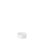The image depicts the Calaso PP Threaded Closure 35 Special. It is a plastic threaded cap designed for sealing containers. The cap is light-colored and has a smooth, flat top surface with a slightly raised edge. The threading is visible on the inside of the cap, which allows it to screw securely onto compatible containers. The overall design is simple and functional.
