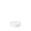 The image displays a white plastic threaded cap known as the Calaso PP Threaded Closure 64 Special. The closure has a smooth, glossy finish with a flat top surface. The threading is visible on the inside of the cap, designed to securely fit onto a corresponding container. The overall design is simple and functional, aimed at providing a secure seal.