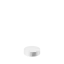 The image shows the Calaso PP Threaded Closure 39 Special. This is a white, circular plastic cap designed with a threaded closure mechanism. The cap appears smooth with a slightly raised edge for easy grip. The overall design is simple and functional, suitable for securely sealing containers.