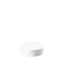 The image depicts a Calaso PP Threaded Closure 53/400. It is a cylindrical, white plastic cap with a smooth surface and threading on the inside, designed to fit onto a compatible container. The closure has a flat top and slightly rounded edges, giving it a clean and modern appearance.