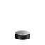 The image shows a Calaso PP Threaded Closure 47 Special. It is a translucent, circular plastic cap designed to screw onto the top of a container. The closure has a smooth, glossy finish and appears to be durable with fine threading on the inner surface for secure attachment. The design is simple and functional, suitable for various packaging needs.
