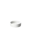 The image shows the Calaso PP Threaded Closure 49 Special. The closure is a cylindrical, translucent white plastic cap with threading on the inside. The surface is smooth, and the top of the closure is flat. This product appears to be designed for securely sealing containers. 