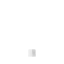 The image shows a Calaso PP Threaded Closure DIN18. It is a small, cylindrical cap made of plastic with a smooth finish. The cap is white and features threading on the inside, which allows it to be securely screwed onto compatible containers. The design is simple and functional, intended for sealing bottles or other containers with a DIN18 neck finish.
