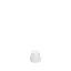 The image shows the Calaso PP Threaded Closure DIN18. It is a small, cylindrical, white plastic cap typically used for sealing bottles. The threading detail is visible on the inside of the cap, designed to screw onto a compatible bottle neck. The exterior of the cap is smooth and unmarked. The cap has a clean and minimalistic design, suitable for various packaging needs.