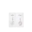 The image displays the Expack 0.7oz PP Standup Pouch Mono UniFlat_Tandem 20ml. The pouch has a sleek, rectangular design with a flat base, allowing it to stand upright. It is made from a semi-transparent, white material, which provides a clean and modern appearance. The pouch includes a resealable top, ensuring the contents can be securely stored and accessed multiple times. The overall design is minimalist, with no visible branding or text, highlighting the functional and versatile nature of the packaging.