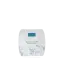 The image shows the Expack 0.3oz PE Standup Pouch PCR UniShape Die-Cut 8.0ml. The pouch is designed with a distinctive stand-up base, allowing it to remain upright when filled. It has a sleek, clear appearance, with a die-cut shape that provides a modern and functional look. The pouch is likely made from polyethylene (PE) material and is suitable for holding small quantities of products, such as samples or travel-sized items.