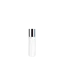 Idealpak 0.27oz/8ml Clear Glass Cylinder Roll On with 16mm Neck & Metal Rollerball for Fragrance, Perfume, & Essential Oils
