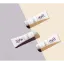 The image shows the Expack 3.4oz PE Tube (Std Monolayer Tube 100ml). The tube is cylindrical, white in color, and has a smooth, glossy surface. It features a screw-on cap at the top, also white, which is slightly wider than the body of the tube. The overall design is simple and clean, with no visible branding or text on the tube itself.