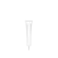 The image shows the Burhani Packaging Solutions 0.7oz PE Tube (PBL Oval, 20 ml). The tube is white and has an oval shape. It features a smooth, glossy surface and a white screw-on cap. The tube appears empty and is designed for packaging small quantities of products such as creams, lotions, or gels. The overall design is simple and functional.