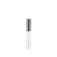 Idealpak 0.3oz/9ml Slim Cylinder Lip Gloss & Concealer Tube with Doe Foot Applicator & Silver Metallic Cap