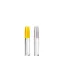 Idealpak 0.1oz/1.5ml Mini Cylinder Lip Gloss Tube with Doe Foot Applicator & Tapered Cap
