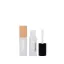 Idealpak 0.1oz/3ml Cylinder Lip Gloss Tube with Doe Foot Applicator & Short Cap